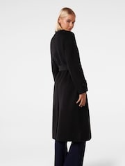 Forever New Black Devon Felled Coat - Image 2 of 4