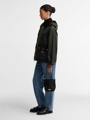 Barbour® Green Carville Wax Jacket - Image 4 of 6