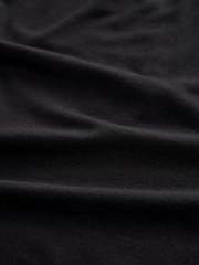 Black Jersey Wide Leg Trousers - Image 6 of 6