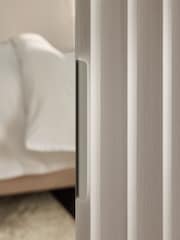 White Kendal Oak Effect Triple, 2 Drawers Wardrobe - Image 10 of 10
