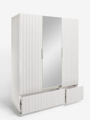 White Kendal Oak Effect Triple, 2 Drawers Wardrobe - Image 7 of 10