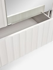 White Kendal Oak Effect Triple, 2 Drawers Wardrobe - Image 9 of 10