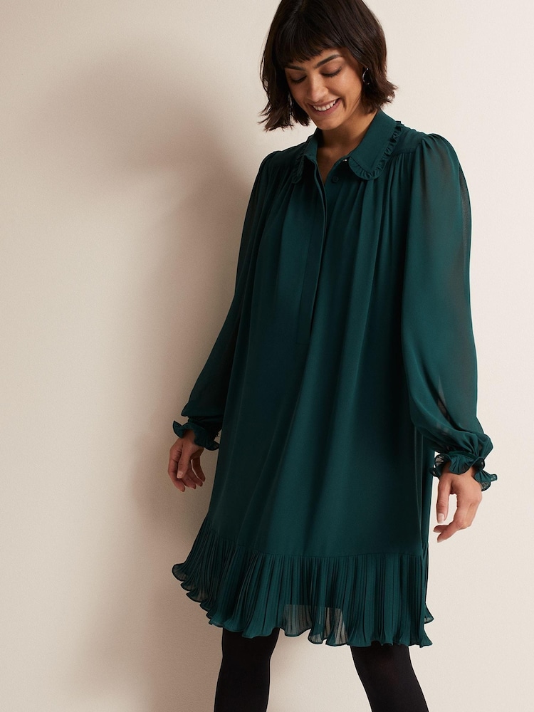 Phase Eight Green April Swing Mini Dress - Image 1 of 7