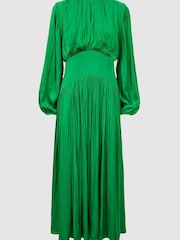 Florere Pleated Midi Dress - Image 2 of 6