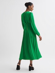 Florere Pleated Midi Dress - Image 4 of 6