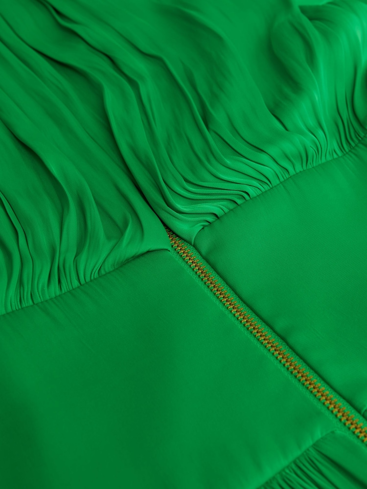 Florere Pleated Midi Dress - Image 6 of 6 Florere Pleated Midi Dress - Image 6 of 6