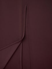 Mango Red Scarf Wrap Detail Long Sleeve Maxi Dress - Image 7 of 7