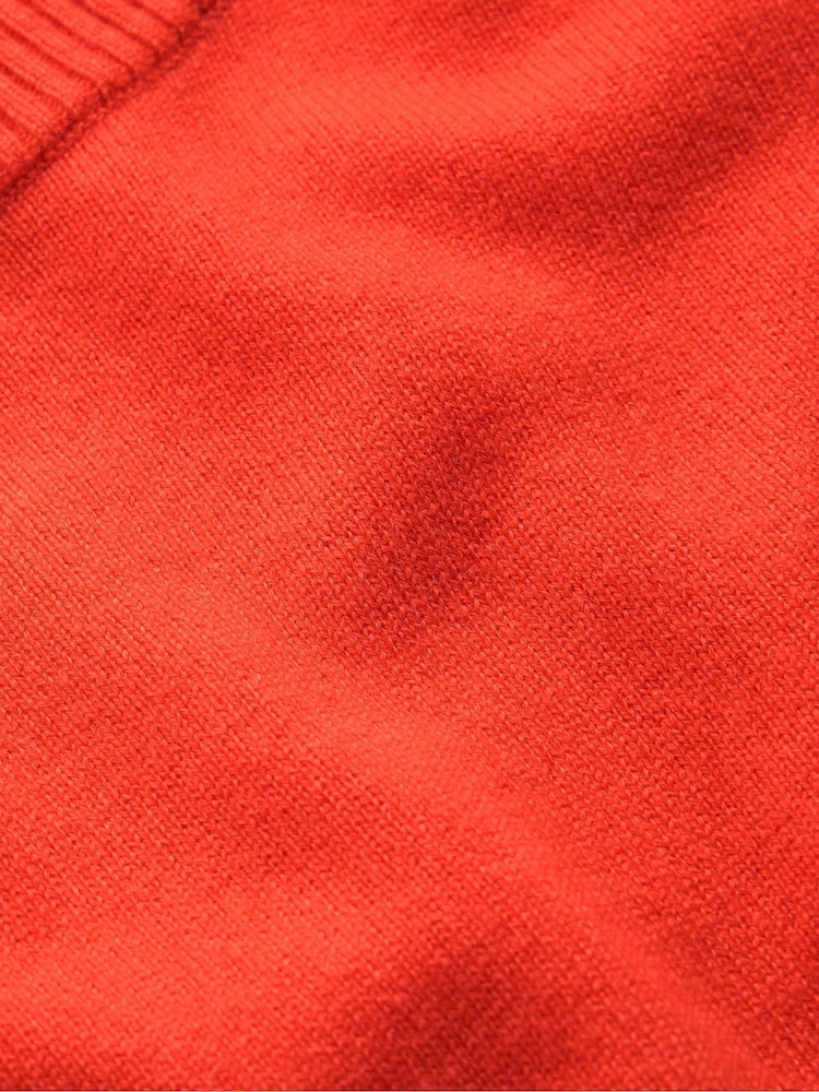 Boden Orange Elsie Cashmere Crew Neck T-Shirt - Image 2 of 2