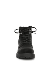 Blowfish Malibu Black Astor Regular Fit Lace-Up Boots - Image 3 of 7