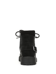 Blowfish Malibu Black Astor Regular Fit Lace-Up Boots - Image 4 of 7