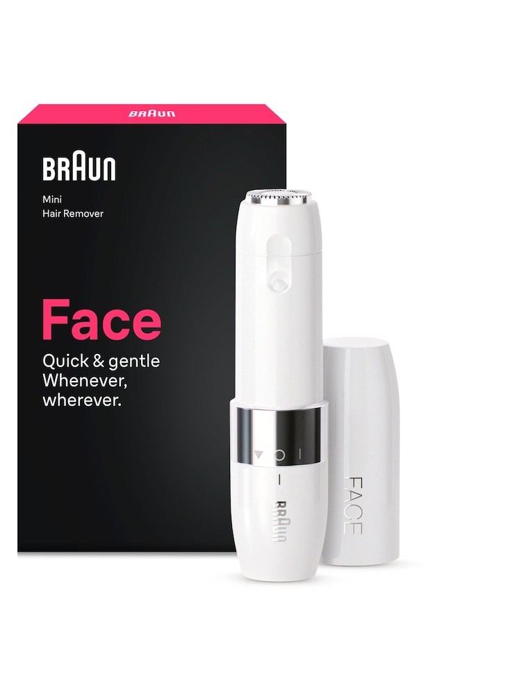 Braun White Mini Hair Remover, Face Trimmer, FS1000 - Image 1 of 6 Braun White Mini Hair Remover, Face Trimmer, FS1000 - Image 1 of 6