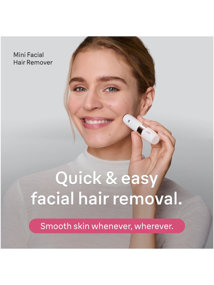 Braun White Mini Hair Remover, Face Trimmer, FS1000 - Image 2 of 6 Braun White Mini Hair Remover, Face Trimmer, FS1000 - Image 2 of 6