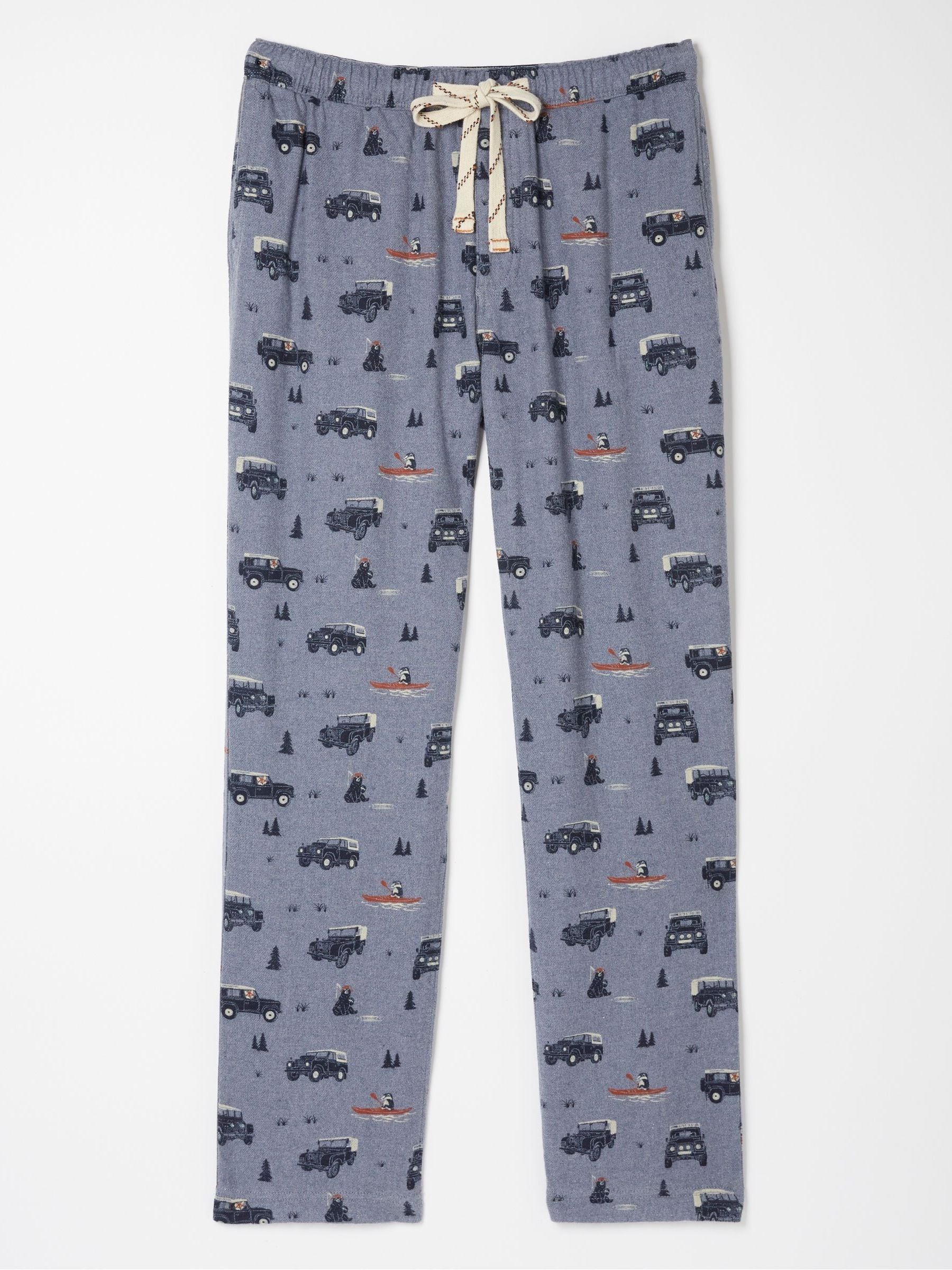 Buy FatFace Blue Landrover Print Pyjama Bottoms from Next Luxembourg