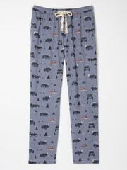 FatFace Blue Landrover Print Pyjama Bottoms - Image 3 of 3