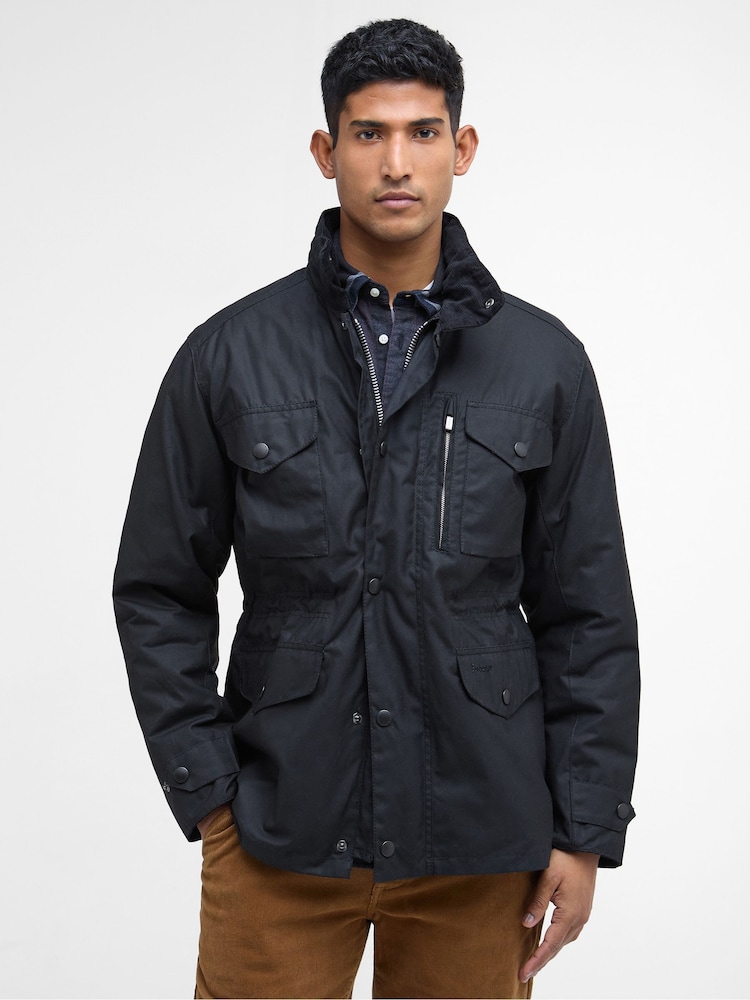 Barbour® Black Sapper Wax Jacket - Image 1 of 9 Barbour® Black Sapper Wax Jacket - Image 1 of 9