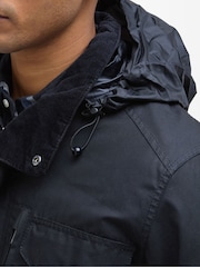 Barbour® Black Sapper Wax Jacket - Image 7 of 9