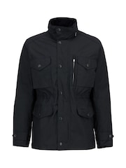Barbour® Black Sapper Wax Jacket - Image 9 of 9