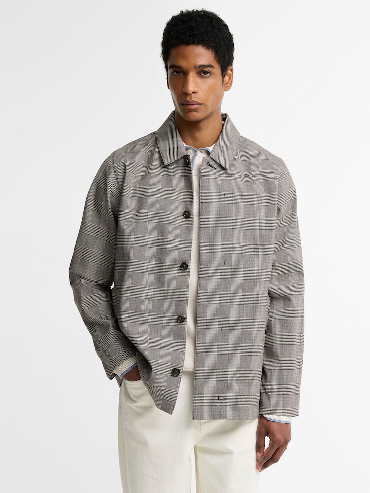 Barbour® Natural Modern Short Lorden Showerproof Mac Jacket - Image 1 of 5 Barbour® Natural Modern Short Lorden Showerproof Mac Jacket - Image 1 of 5