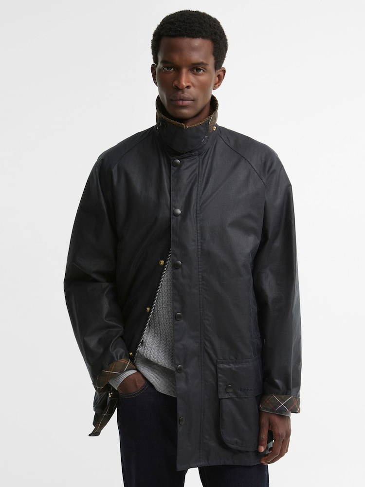 Barbour® Blue Icons Beaufort Wax Jacket - Image 1 of 7 Barbour® Blue Icons Beaufort Wax Jacket - Image 1 of 7