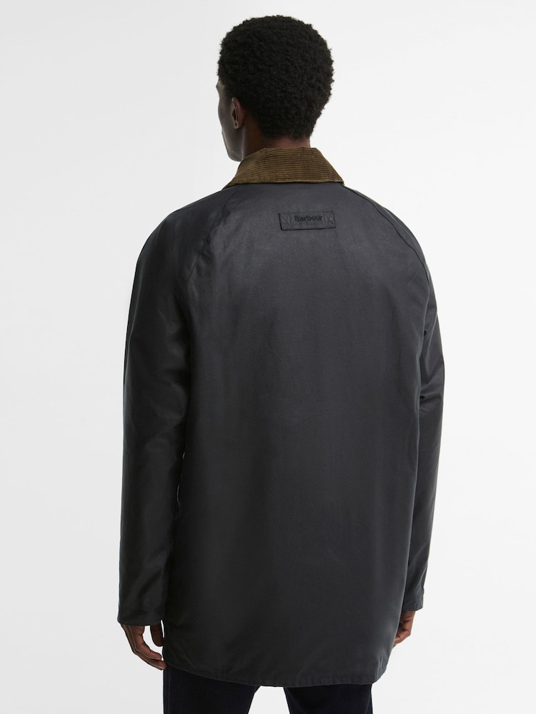 Barbour® Blue Icons Beaufort Wax Jacket - Image 2 of 7 Barbour® Blue Icons Beaufort Wax Jacket - Image 2 of 7