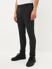 Charcoal Grey Super Skinny Machine Washable Plain Front Smart Trousers - Image 1 of 5