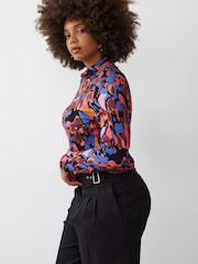 Oliver Bonas Wide Leg Buckle Waist Black Trousers - Image 2 of 7