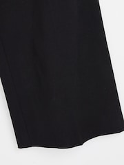 Oliver Bonas Wide Leg Buckle Waist Black Trousers - Image 5 of 7