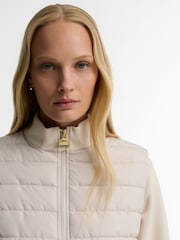 Barbour® International Natural Ari Quilted Sweatshirt - Image 3 of 6
