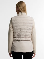 Barbour® International Natural Ari Quilted Sweatshirt - Image 5 of 6