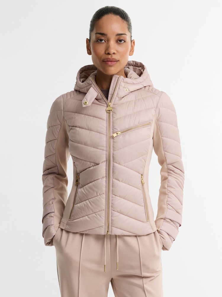 Barbour® International Natural Salengro Quilted Jacket - Image 1 of 7 Barbour® International Natural Salengro Quilted Jacket - Image 1 of 7