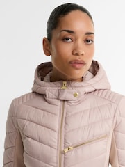 Barbour® International Natural Salengro Quilted Jacket - Image 4 of 7