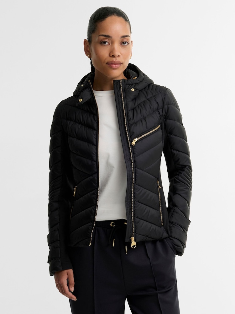 Barbour International Black Salengro Quilted Jacket - Image 1 of 7 Barbour International Black Salengro Quilted Jacket - Image 1 of 7