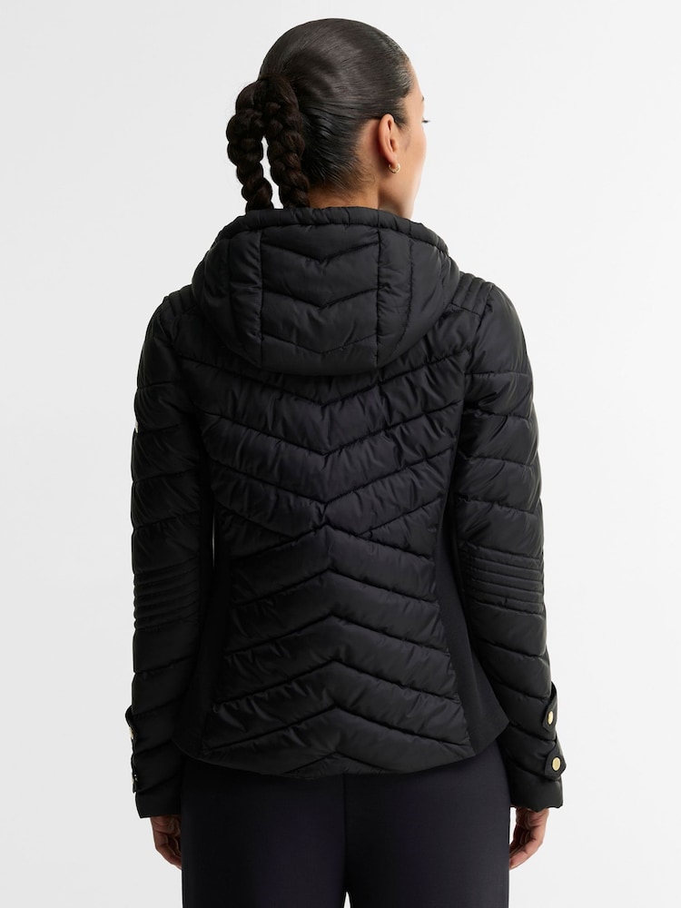Barbour International Black Salengro Quilted Jacket - Image 2 of 7 Barbour International Black Salengro Quilted Jacket - Image 2 of 7