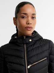 Barbour International Black Salengro Quilted Jacket - Image 4 of 7