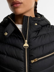 Barbour International Black Salengro Quilted Jacket - Image 5 of 7