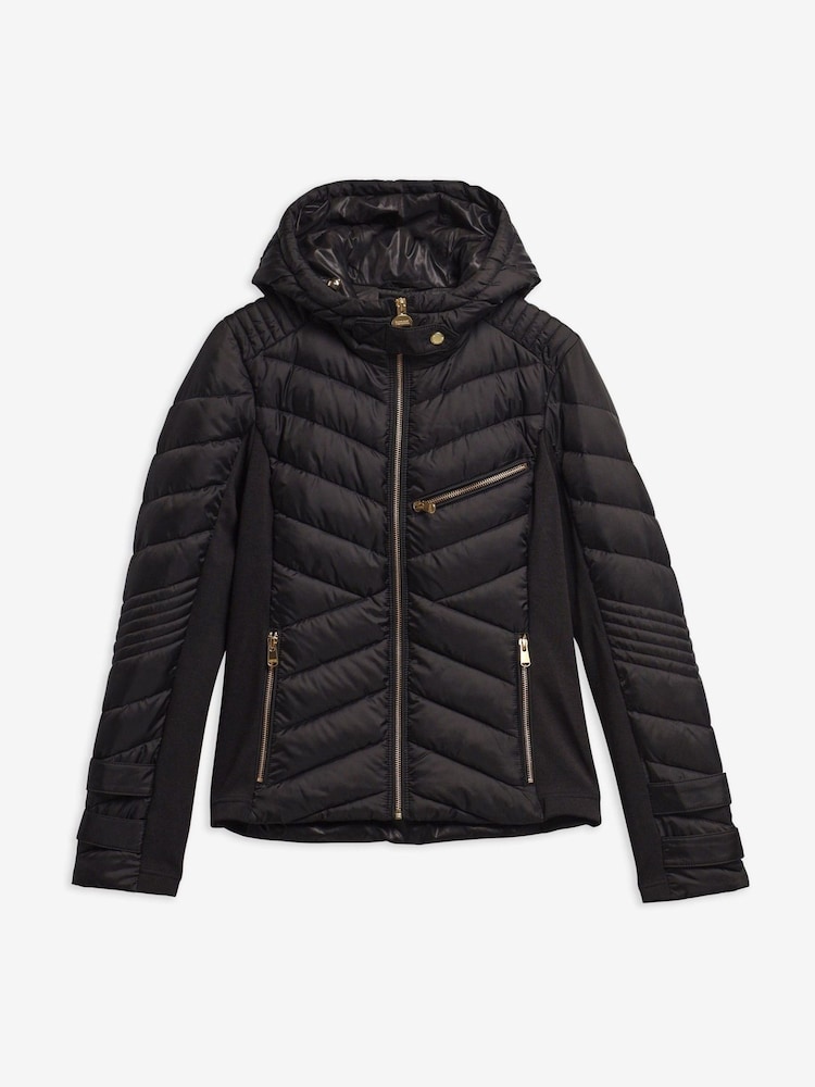 Barbour International Black Salengro Quilted Jacket - Image 7 of 7 Barbour International Black Salengro Quilted Jacket - Image 7 of 7
