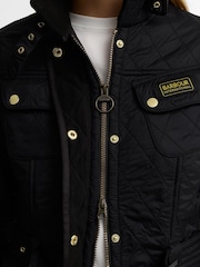 Barbour International Black Polarquilt Quilted Jacket - Image 5 of 7