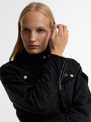 Barbour International Black Polarquilt Quilted Jacket - Image 6 of 7