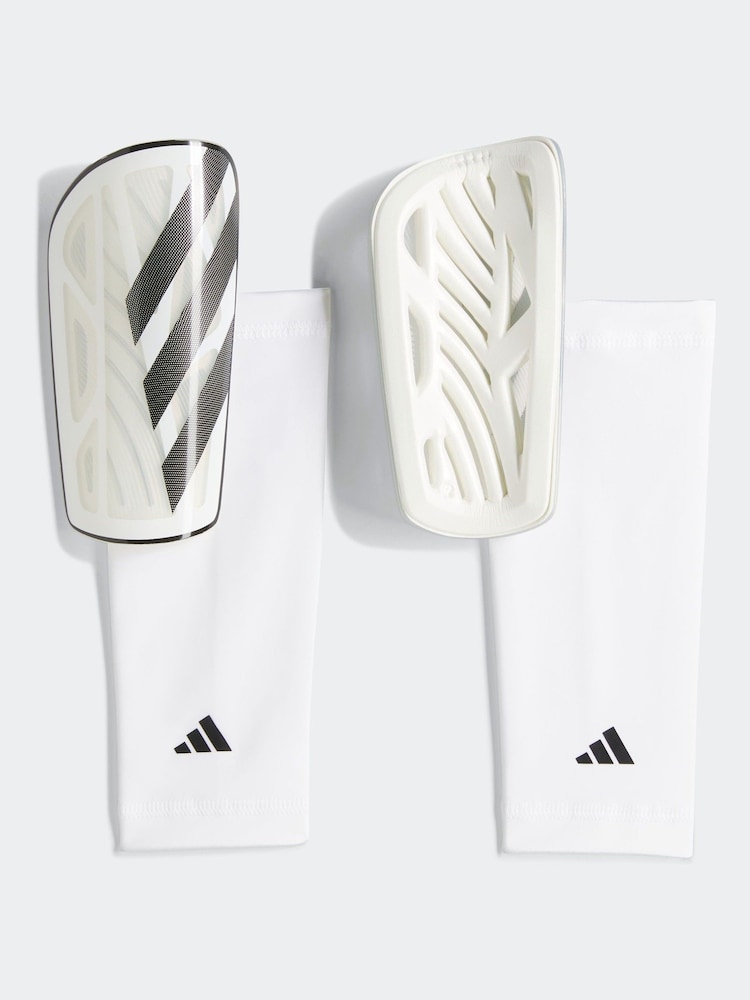 Biały - Nagolenniki adidas - Image 1 of 3