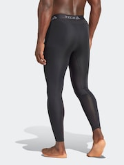 adidas Black TECHFIT Compression Training Long Tights - Image 2 of 5