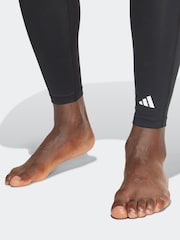 adidas Black TECHFIT Compression Training Long Tights - Image 3 of 5