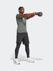 adidas Black TECHFIT Compression Training Long Tights - Image 5 of 5