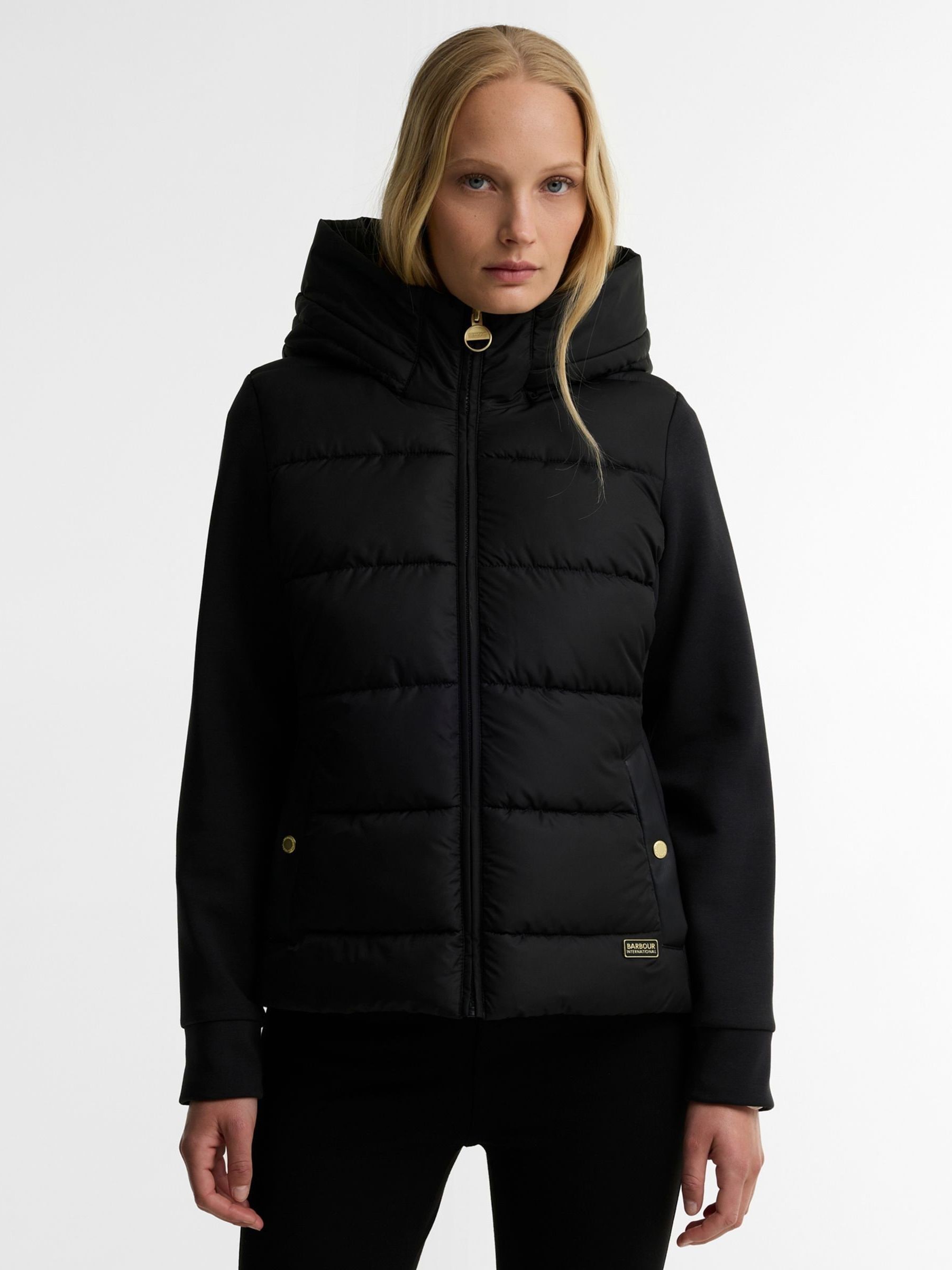 Barbour International Women's Black Conway Quilted Jacket - Image 1