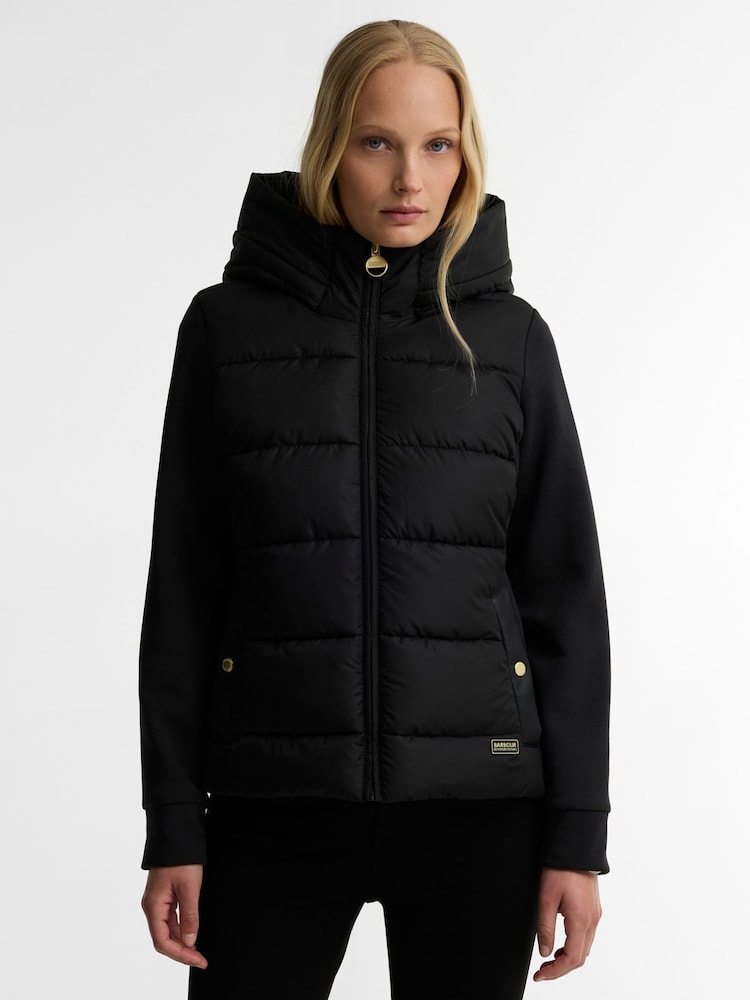 Barbour® International Black Conway Quilted Jacket - Image 1 of 6 Barbour® International Black Conway Quilted Jacket - Image 1 of 6