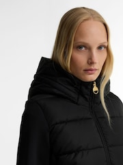 Barbour® International Black Conway Quilted Jacket - Image 4 of 6