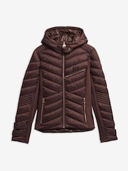 Barbour International Natural Salengro Quilted Jacket - Image 7 of 7