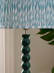 Green Bobbin Table Lamp - Image 4 of 6