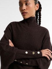Barbour International Black Lilah Knitted Jumper - Image 4 of 6