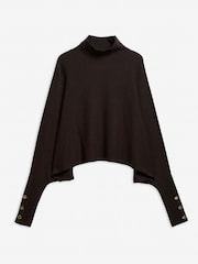 Barbour International Black Lilah Knitted Jumper - Image 6 of 6