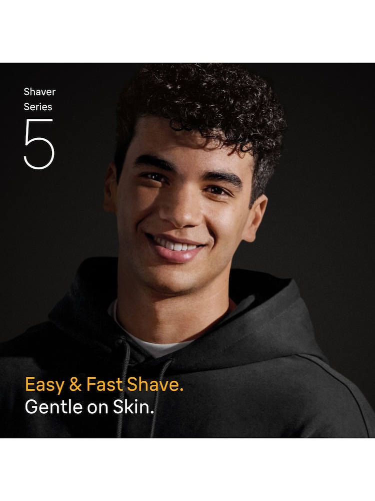 Braun Black Series 5 Electric Shaver, Up to 50 min, Smart Care Center, Trimmers 52-B7200CC - Image 2 of 6